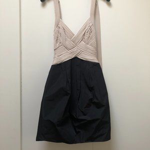 BCBG Size 4 tulip style dress - black/cream